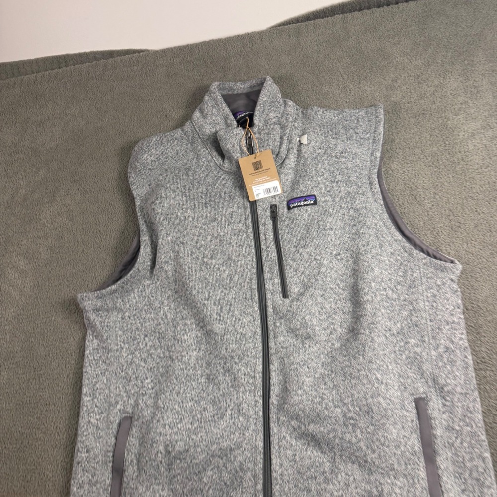 Patagonia Better Sweater Vest Mens XL Stonewash Grey Full Zip Fleece 25882 RPS